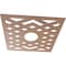 Ekena Millwork Chevron Wood Fretwork Pierced Ceiling Medallion, Wood (Paint Grade), 34"OD x 8 3/4"ID x 3/8"T CMWP34X34X0375CHMF - alternate 2